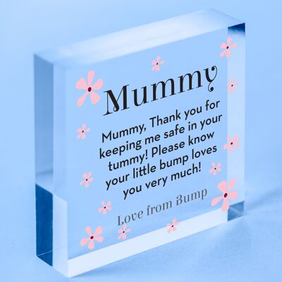 Personalisierte „I Love You“-Geschenke von „Bump Mum To Be“-Geschenken für ihre Schwangerschaftsgeschenke – Tasche nicht im Lieferumfang enthalten