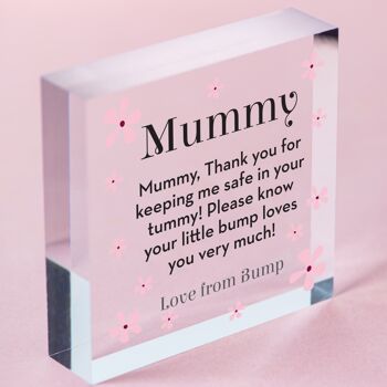 Cadeaux personnalisés Je t'aime de Bump Mum To Be Cadeaux pour ses cadeaux de grossesse - Sac inclus 6