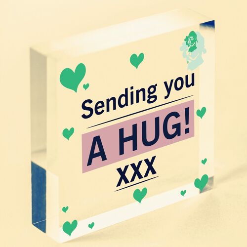 Sending You A Hug Gift For Best Friend Mum Nan Miss You Gift Lockdown Gift - Bag Not Included