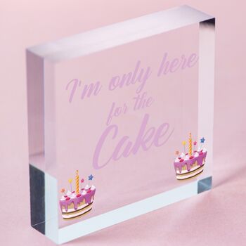 Seulement ici pour le gâteau accessoire de mariage nouveauté Plaque suspendue signe décoration cadeau-sac inclus 7