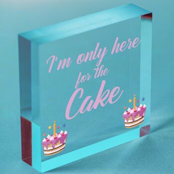 Seulement ici pour le gâteau accessoire de mariage nouveauté Plaque suspendue signe décoration cadeau-sac inclus 8