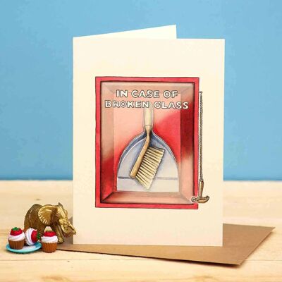 Broken Glass Card - Everyday Card - Humour Card - Funny