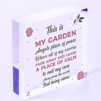 My Garden Nouveauté Cœur SummerHouse Panneau d'amitié Abri de jardin Cadeau pour femme – Sac inclus 8