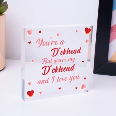 Lustiges Valentinstagsgeschenk für Ihren Freund, Freundin, Jahrestagsgeschenk für Ehemann – Tasche im Lieferumfang enthalten