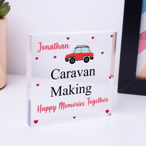 Home Sign For Caravan Personalisd Hanging Sign Caravan Sign Christmas Gift - Bag Included