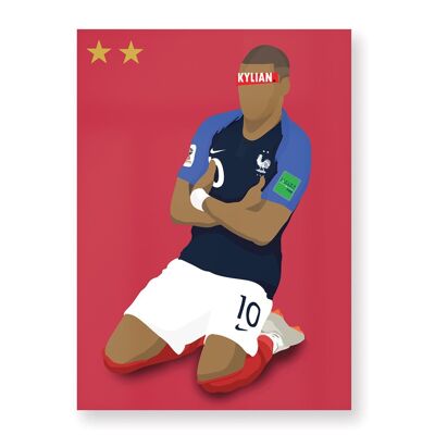 Kylian Mbappé poster - 30X40 cm