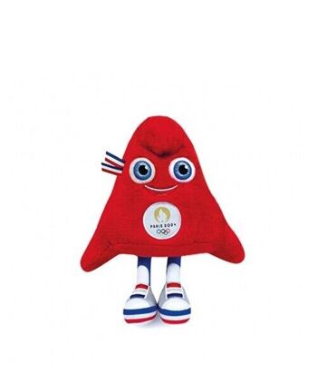 Peluche Mascotte Officielle Jeux Paralympiques Paris 2024 - 23 cm sachet 1