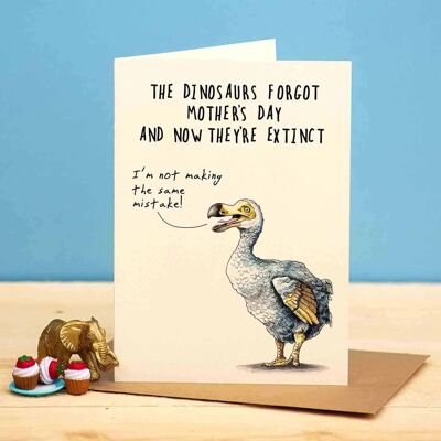 Dodo-Karte – Muttertagskarte – lustige Mama-Karte – Humor-Karte