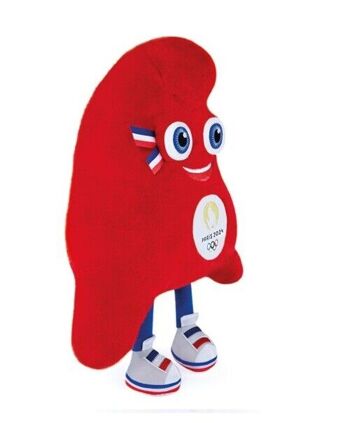 Peluche Mascotte Officielle Jeux Olympiques Paris 2024 - 38 cm sachet 2