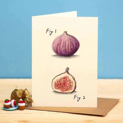 Fig Card - Everyday Card - Funny Card - Humour Card