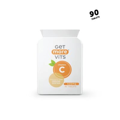 Suplementos de vitamina C 90 comprimidos diarios