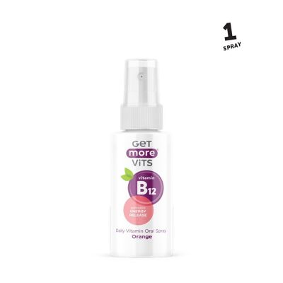 Spray orale quotidiano alla vitamina B12 al gusto di arancia