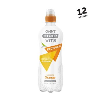 Pack de 12 Boisson Récupération d'Électrolytes Orange 500 ml 2