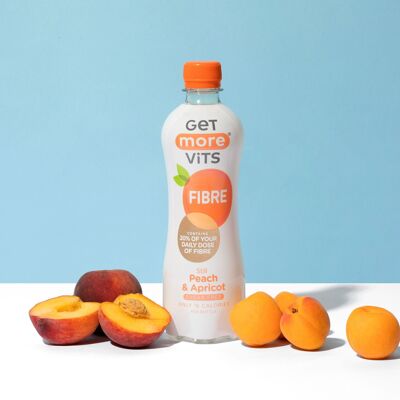 Pack of 12 Peach & Apricot Fibre Drink 500ml