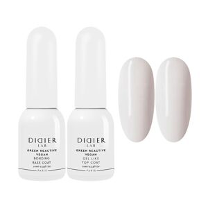 Didier Lab Vernis à ongles végétalien Base et Top Set , 2 pcs.