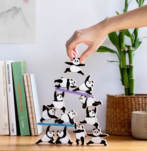 Zen Panda Stapelspiel