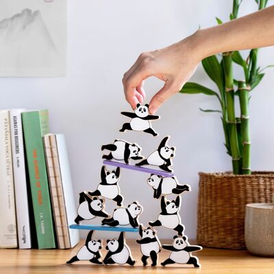Zen Panda stacking game