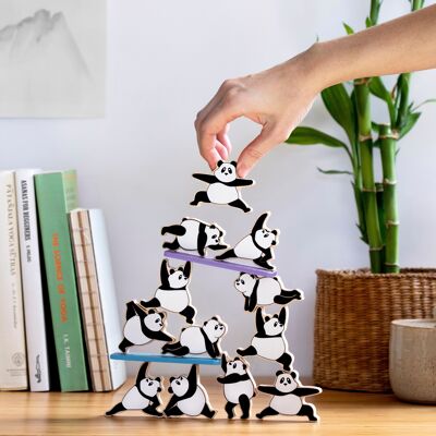 Zen Panda stacking game