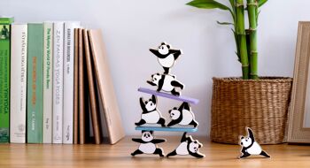 Jeu d'empilage Zen Panda 6