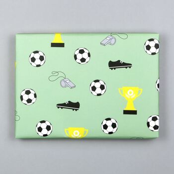 Papier d'emballage ballon de foot Kylian 1