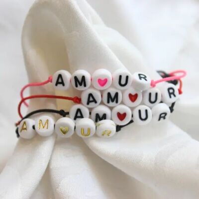 Bracelet Bulles " Amour"