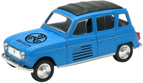 Renault 4L Breizh Bleu Rétrofriction