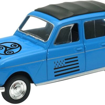 Retrofricción Renault 4L Breizh Azul