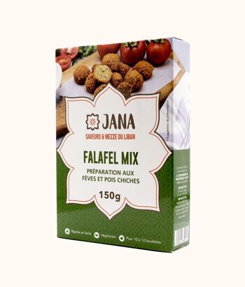 Falafel Mix Prêt à l'Emploi - Préparation aux Fèves et Pois Chiches 150 g 1