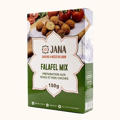 Falafel Mix Pronti all'Uso - Preparato con Fagioli e Ceci 150 g
