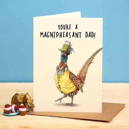 Magnipheasant Dad Card - Dad Card - Father's Day Card