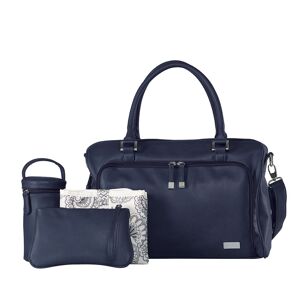 Sac à langer cartable double zip - marine