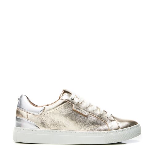 Women's Ariba Gold Leather Trainers