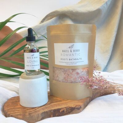 Limited Valentine's day gift set | Romantic Self-care | Valentine gift package | Gift for girlfriend Selfcare | Massage oil gift package