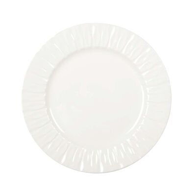 LILIA 26 WHITE FLAT PLATE.5X26.5X2.3CM