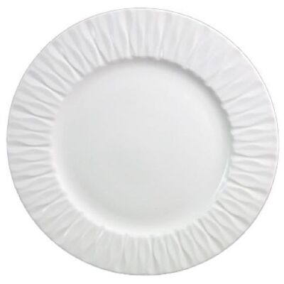 LILIA 20 WHITE DESSERT PLATE.4X20.4X2.1CM