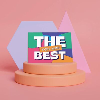 You Are The Best Card | Birthday Card | Love Card