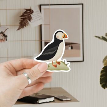 Autocollant Puffin Island - Autocollant en vinyle Puffin Travel Sticker 1