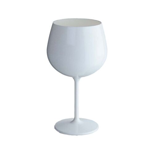 VERRES A VIN BLANC EN ACRYLIQUE 460ML - LOT DE 6