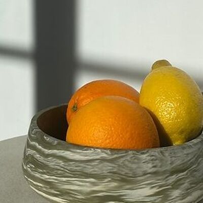 Bowl for fresh and dried fruits