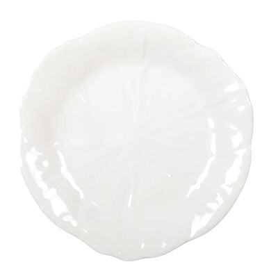 WHITE MELAMINE FLAT PLATE 27X27X2CM