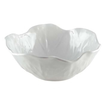 SALADIER BLANC EN MELAMINE 26X26X8CM 1