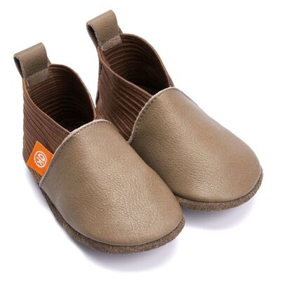 Crawling shoes Elastie beige