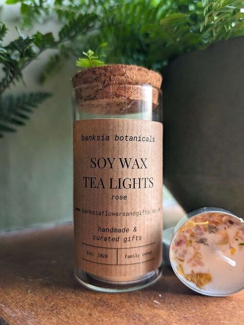 Rose Soy Wax Tealights