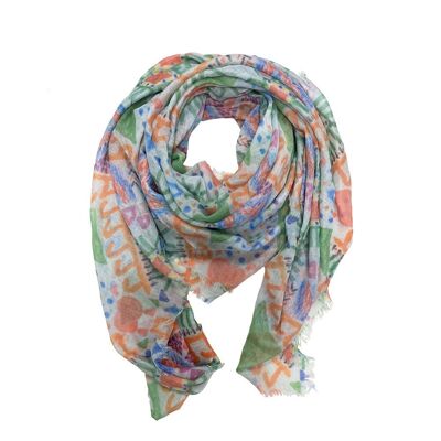 Digital print scarf - Juana