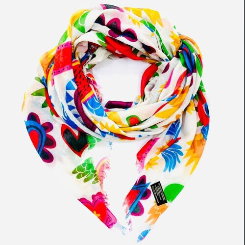 Digital print sjaal - Elena