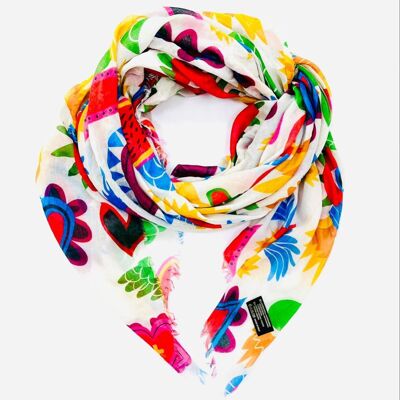 Digital print scarf - Elena