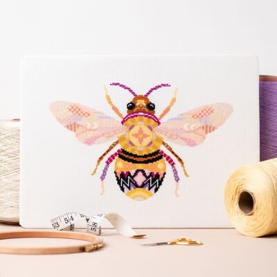 Mandala Bee Cross Stitch Sewing Craft Kit