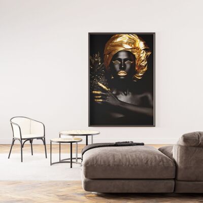 Artistic photo poster Women Black and Gold 5
