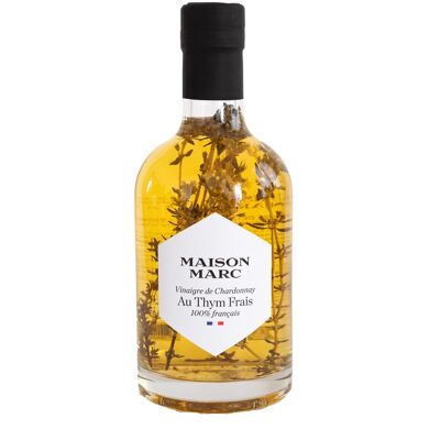 Vinaigre de chardonnay au thym frais 35 cl