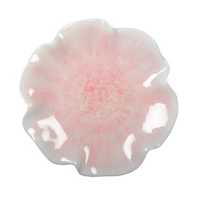 ASSIETTE PLATE ROSE EN MELAMINE 28X28X2.5CM